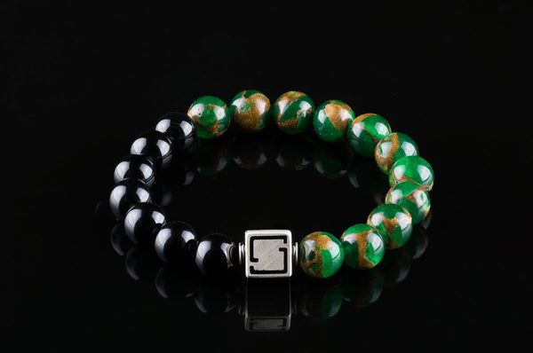 Premium Lux Unified Green Jasper and Obsidian