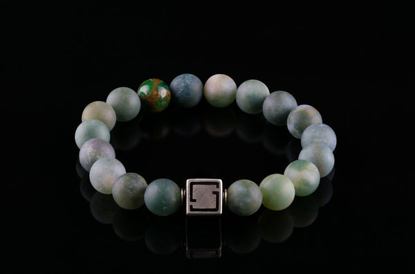 Premium Lux Matte Moss Agate