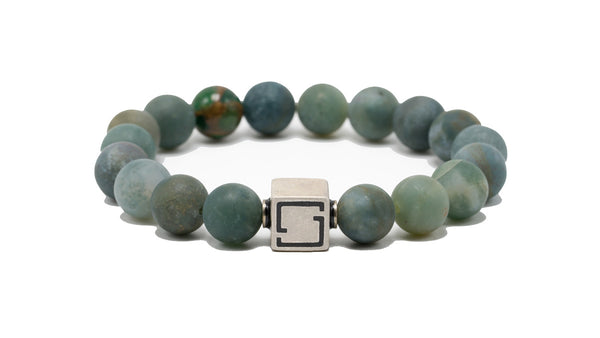 Premium Lux Matte Moss Agate