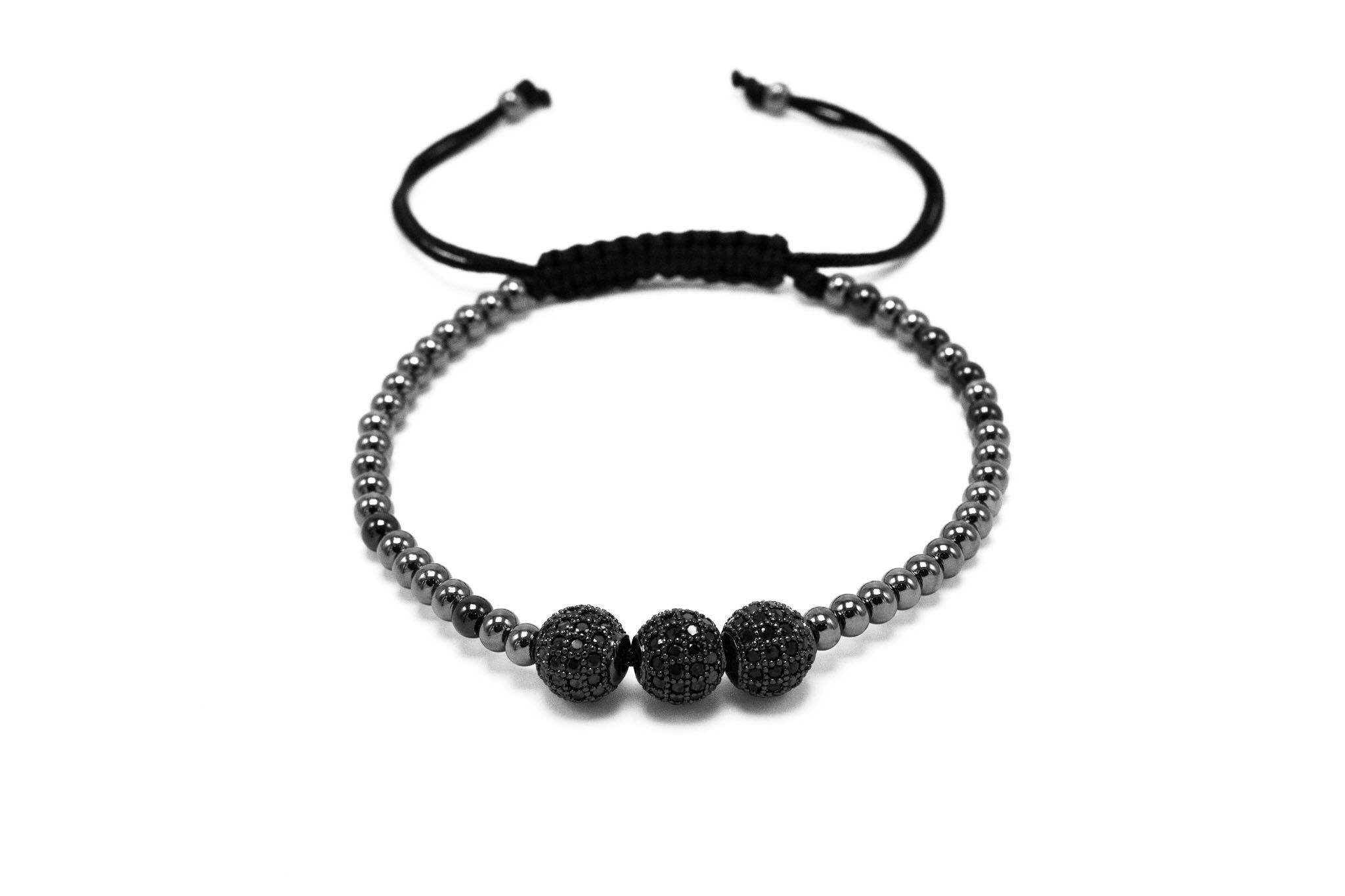 Black Rhodium with Black Lux Disco Balls