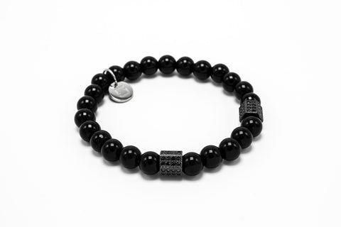Black Agate Black Rhodium Lux Hex