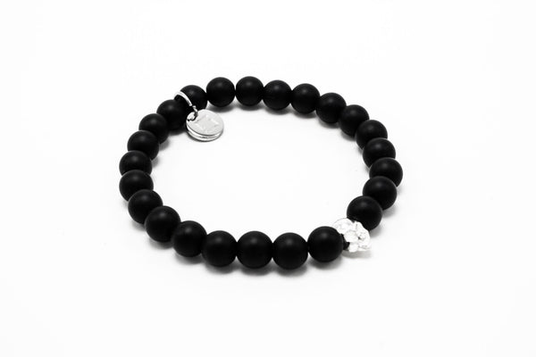 Matte Black Onyx Lux Mini Skull