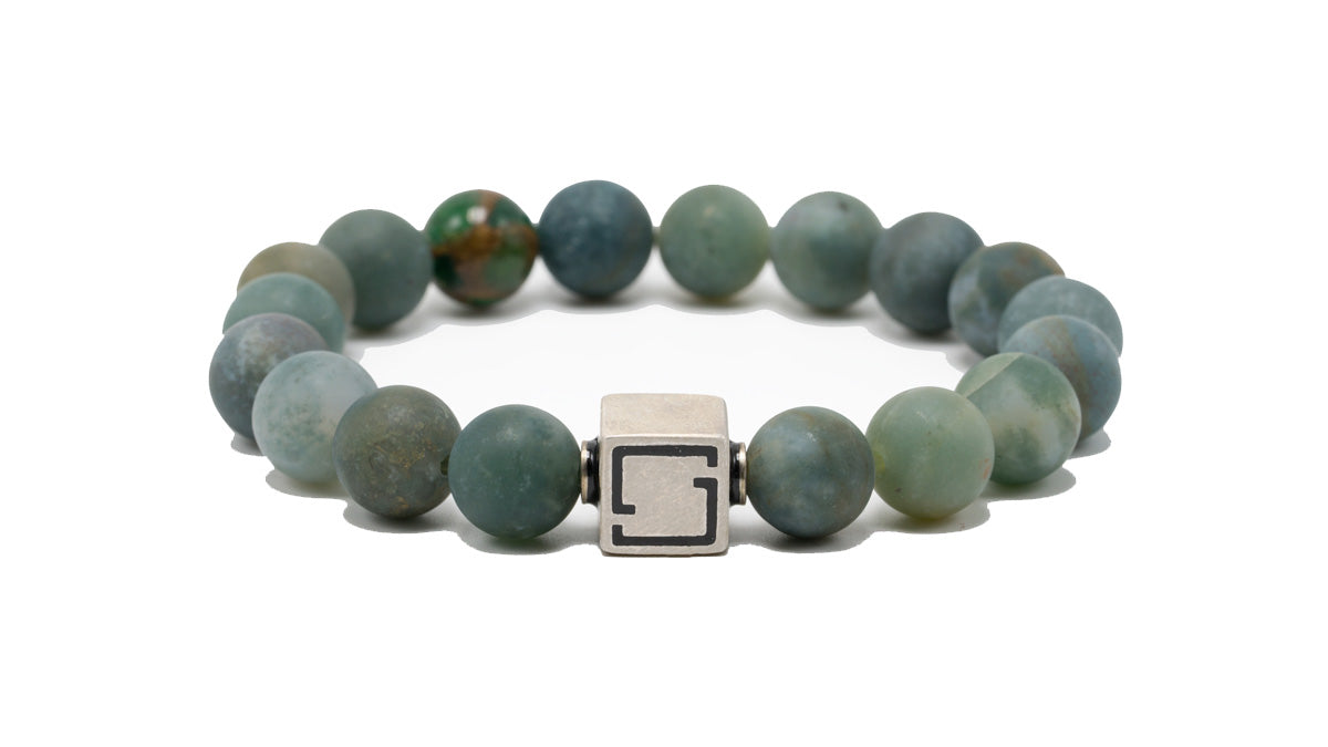 Premium Lux Matte Moss Agate