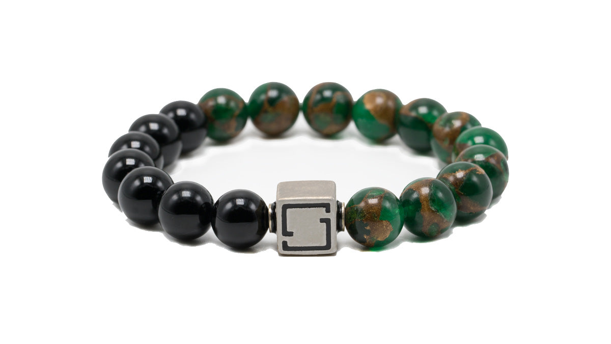 Premium Lux Unified Green Jasper and Obsidian